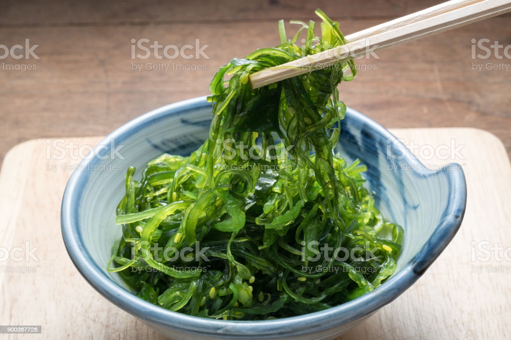 Ensalada de hierba japonesa - foto de stock