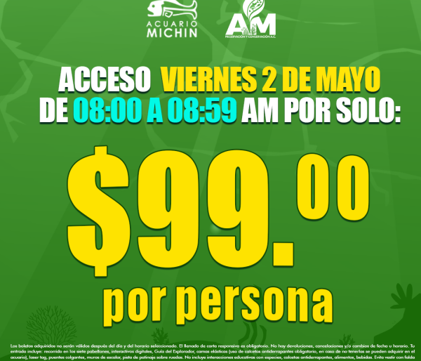 Acceso Total 08:00 - 08:59 am 02 de Mayo