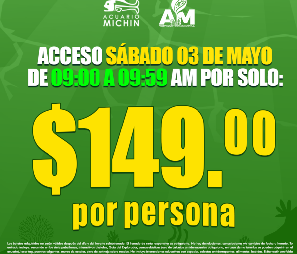 Acceso Total 09:00 - 09:59 am 03 de mayo